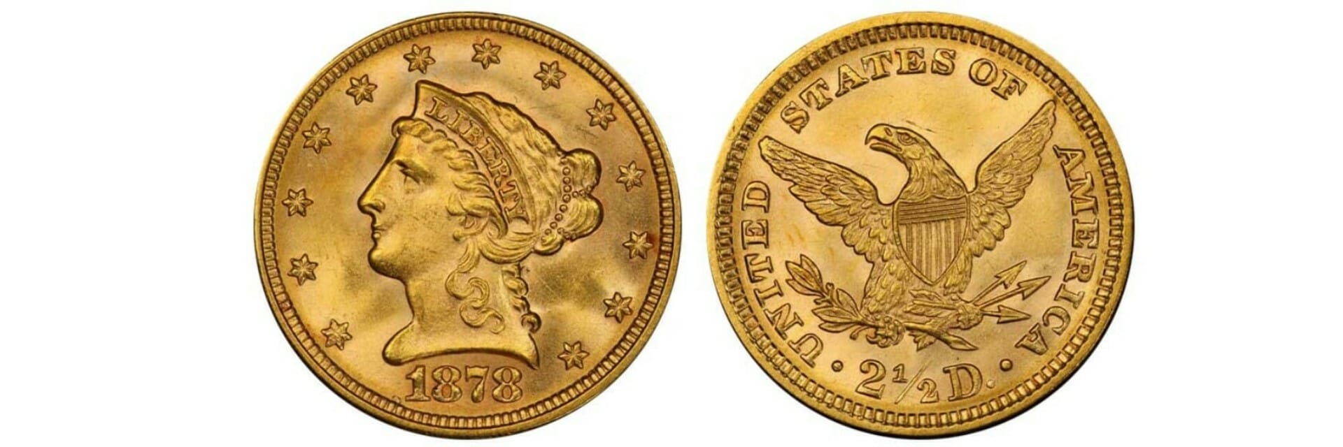 1878 $2.50 gold liberty Quarter Eagle